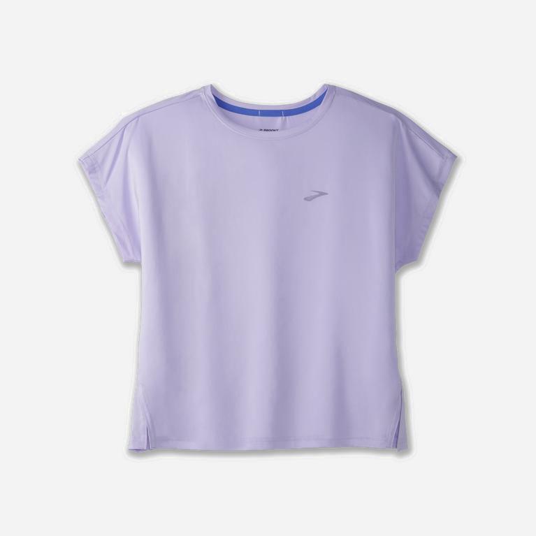 Brooks Sprint Free Breathable T-Skjorter Dame Online - Lavendel Lilla - Norge (DIW178605)